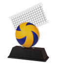 Acrylpokal Volleyball